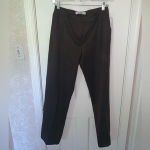 Max Mara chocolate brown wool blend trousers sz 4 MaxMara